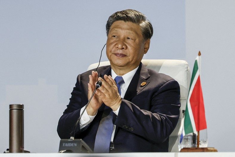 Przewodniczący Chińskiej Republiki Ludowej Xi Jinping, sierpień 2023 r.