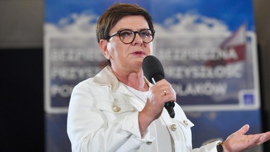 Wpadka Beaty Szydło. "Szczególik, choć z lepiej płatnym miejscem" [WIDEO]