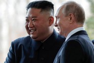 Kim Dzong Un i Władimir Putin