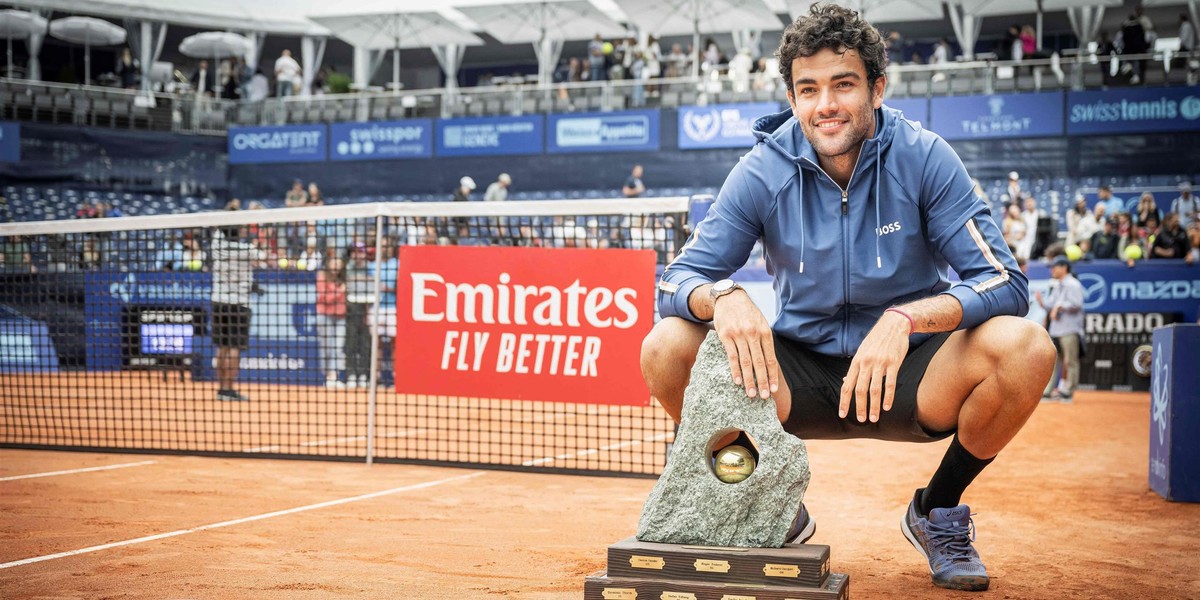 Matteo Berrettini wygrał turniej ATP w szwajcarskim Gstaad.