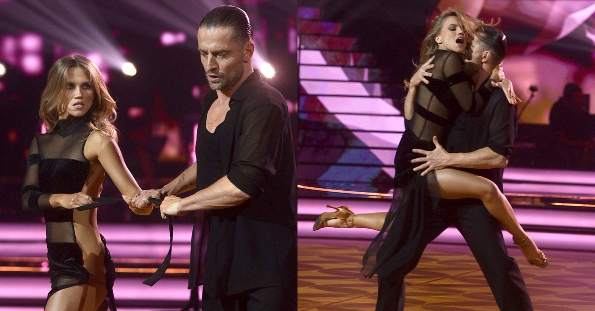 Agnieszka Kaczorowska et Marcin Rogacewicz ont réchauffé la piste de danse. Les téléspectateurs se sentaient gênés