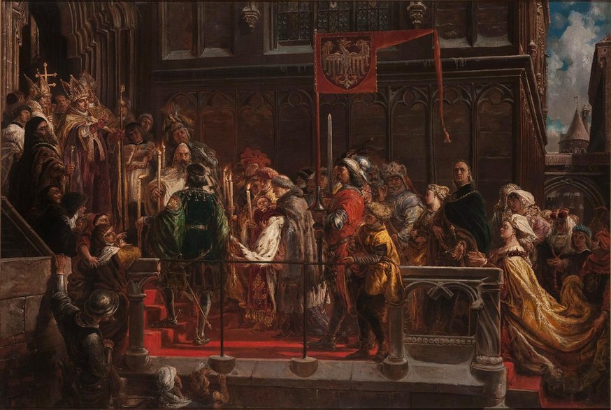 Jan Matejko - Chrzest Władysława Warneńczyka 18.II.1425