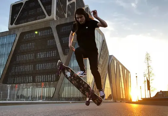 Skateboard nie wybacza, longboard daje prawdziwą radość. Kasia Hajdan opowiada o swojej pasji