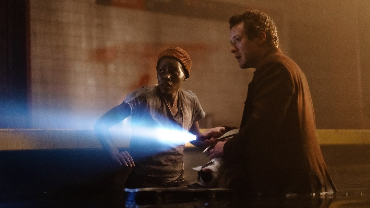 Lupita Nyong'o i Joseph Quinn w filmie "Ciche miejsce: Dzień pierwszy"