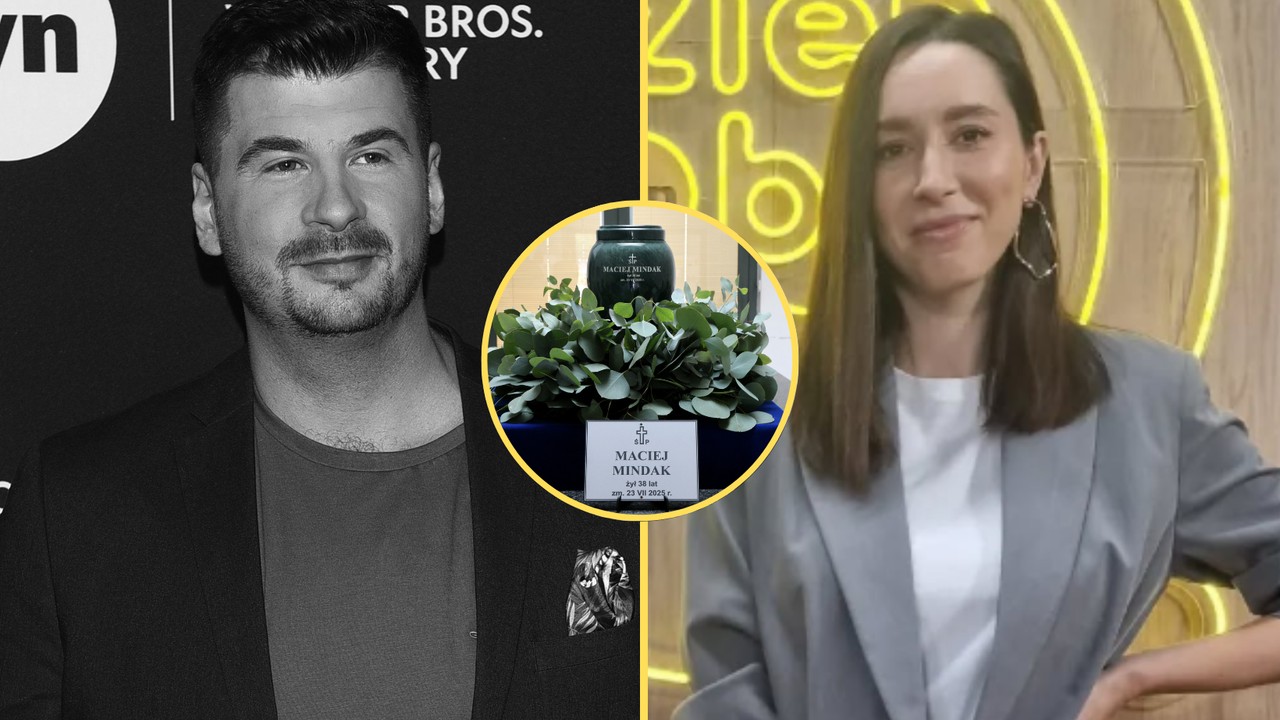 Współprowadząca program zabrała głos w dniu pogrzebu Macieja Mindaka. "Cały Maciek"