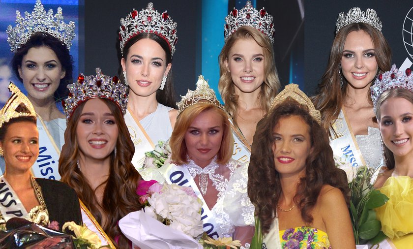 Laureatki konkursu Miss Polski. 