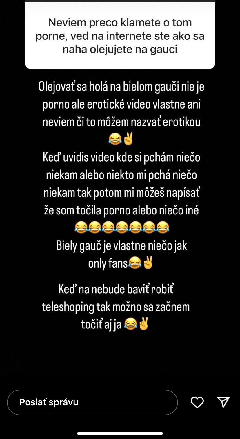 Zuzana Plačková odpovedala aj na štipľavé otázky. 