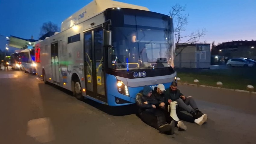 Studenti u blokadi blokirali GSP NS