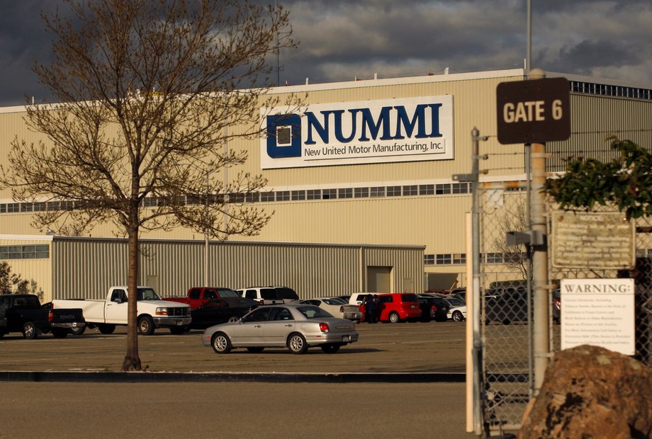 The Nummi factory, now the Tesla factory.