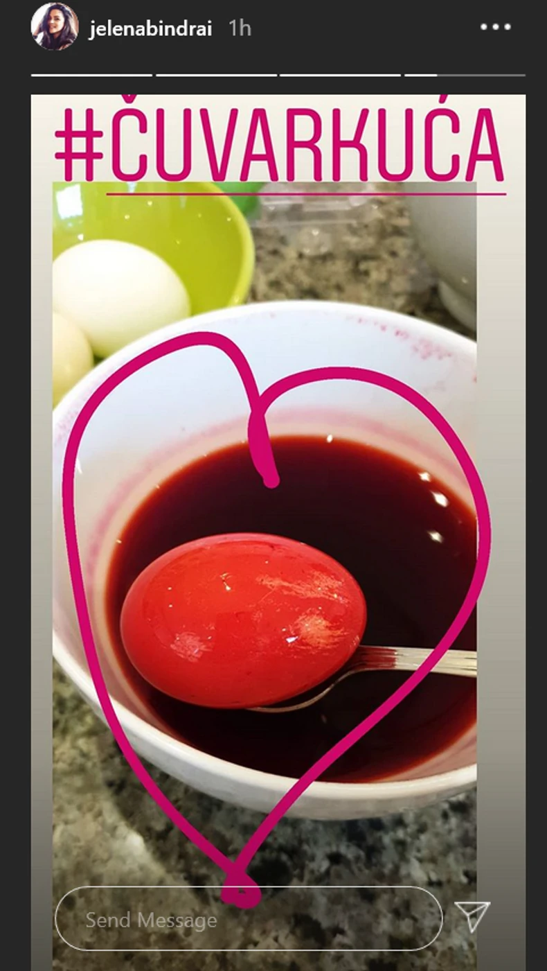 Jelena Bin Drai, jaje čuvarkuća