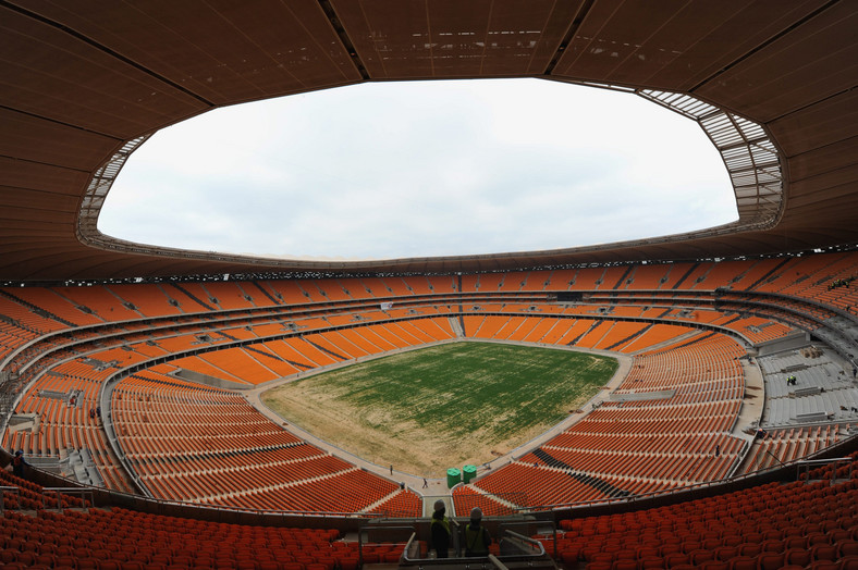 Stadion Soccer City, Johannesburg. Największy stadion tych mistrzostw (prawie 95 tys. krzesełek) będzie gościł m.in. finał imprezy. Fot. Local Organising Committee, MediaClubSouthAfrica.com