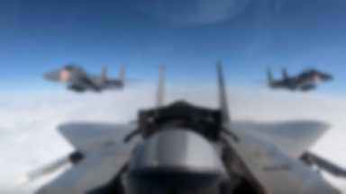 Zobacz niezwykłe wideo z lotu F-15 nad Polską