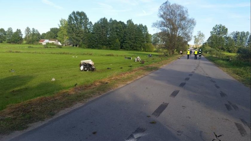 Szczegółowe okoliczności i przyczyny tego tragicznego wypadku wyjaśniają monieccy policjanci