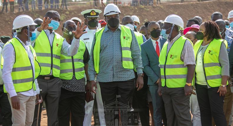 President Uhuru Kenyatta tours Multi-billion projects in Kirinyaga County