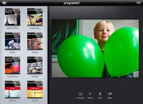 Snapseed dla iPada