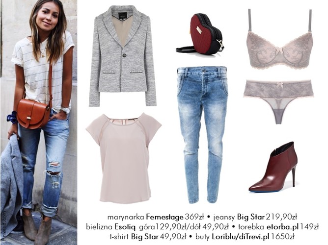 STYLIZACJE z jeansami typu boyfriend