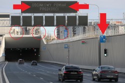 Tunel POW i odcinkowy pomiar prędkości. Mandaty już sypią się na kierowców