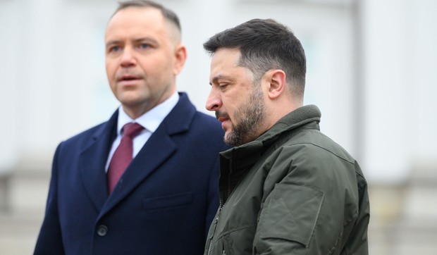 Karol Navrocki i Volodimir Zelenski u Varšavi 19. decembra 2025.