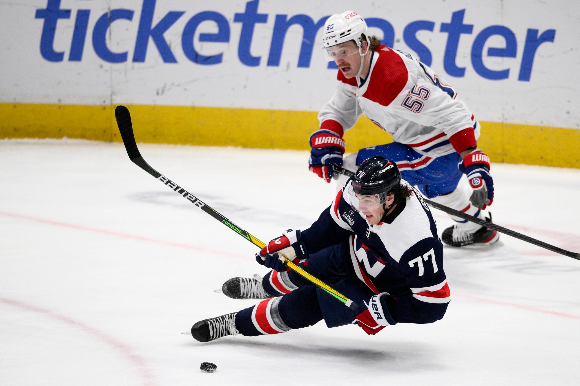 Zápas NHL: Washington Capitals - Montreal Canadiens.
