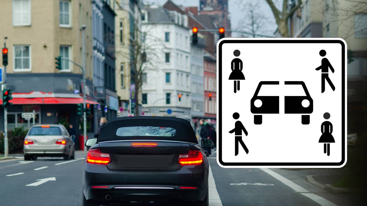 Stosowany w Niemczech znak 1010-70 wyznacza miejsce do parkowania dla pojazdów wykorzystywanych w carsharingu 