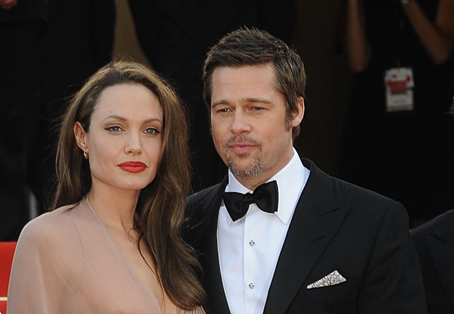 Angelina Jolie és Brad Pitt a cannesi filmfesztiválon/Fotó:Northfoto