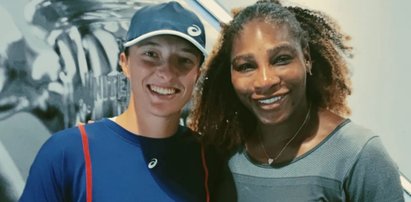 Iga Świątek i Serena Williams na wspólnym zdjęciu. Wzruszający wpis Polki