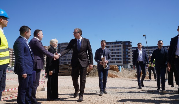 Aleksandar Vučić obilazi radove u okviru Ekspo projekta 