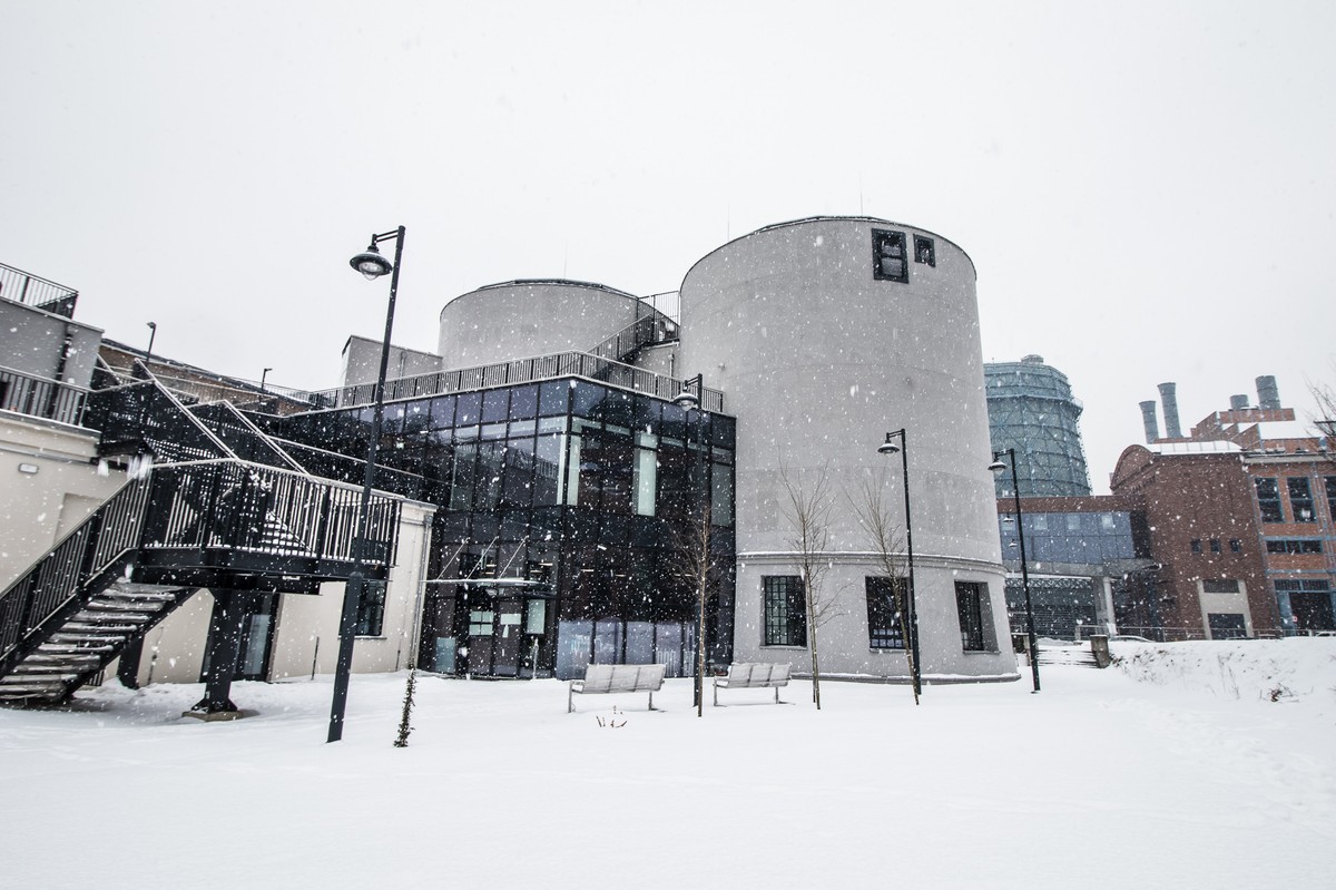 Centrum Komiksu i Narracji Interaktywnej. Rewitalizacja EC-1 Południowy-Wschód. Europejski Fundusz Rozwoju Regionalnego. RPO Województwa Łódzkiego. Zintegrowane Inwestycje Terytorialne