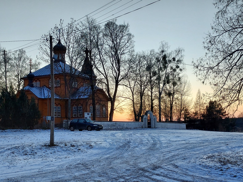 Zabytkowa cerkiew w Juszkowym Grodzie, gm. Michałowo 