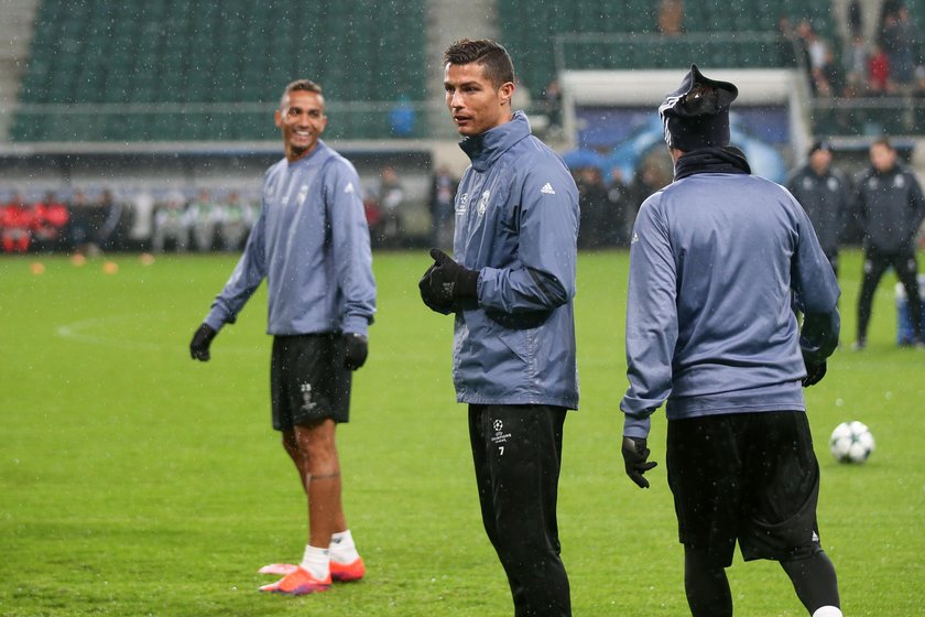 Real Madryt trenuje na stadionie Legii