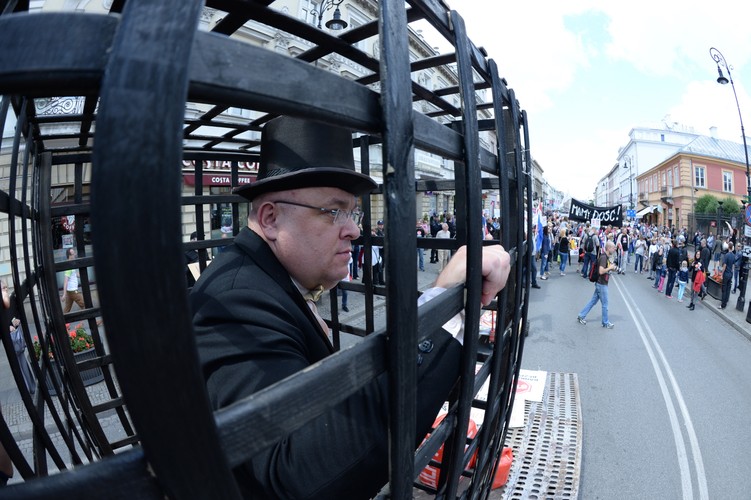 Warszawa frankowicze manifestacja