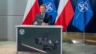 Szef MON: We wtorek statek z pierwszymi czołgami Abrams dla Polski