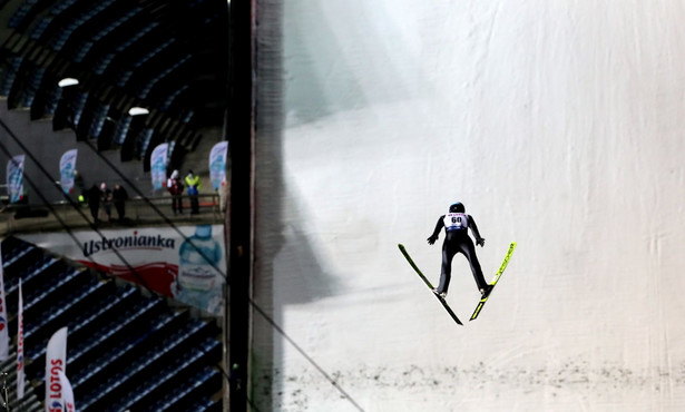 Kamil Stoch na treningu