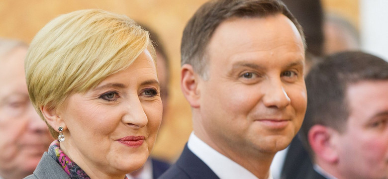 Prezydent Duda tłumaczy żonę: Pracuje po cichu i nie chce wypowiadać się na tematy polityczne