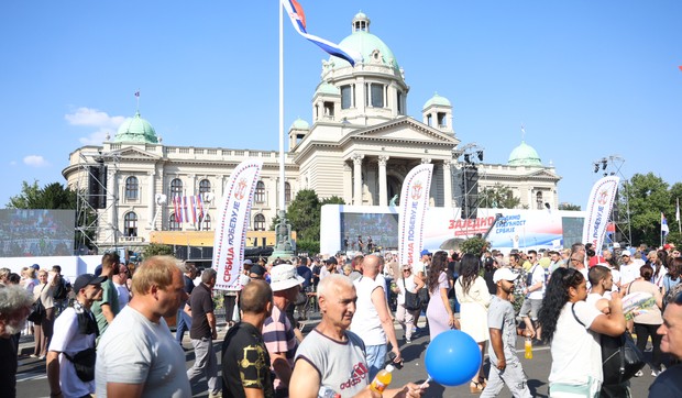 Skup SNS u Beogradu