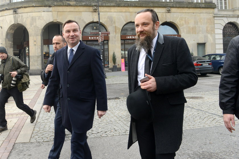 Andrzej Duda i Marcin Kędryna