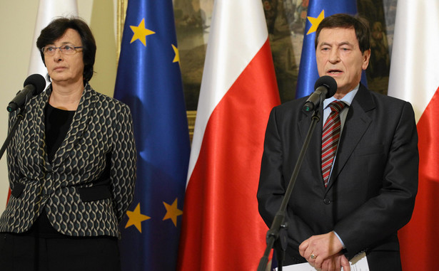 Prezydenccy ministrowie Irena Wójcicka i Krzysztof Łaszkiewicz