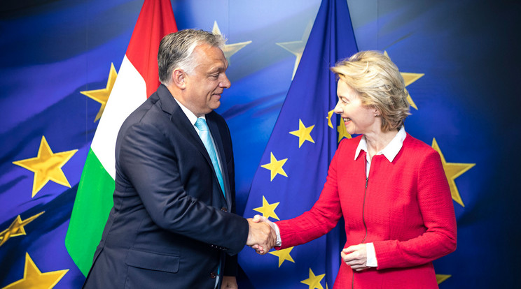 Orbán Viktor  3 éve Magyarországon találkozott Ursula van der Leyen-nel. Akkor még szivélyes volt a viszony? Fotó: MTI/Miniszterelnöki Sajtóiroda/Szecsődi Balázs