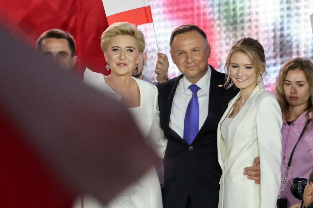 Prezydent Andrzej Duda z żoną i córką. Kancelaria prezydenta podsumowuje prezydenturę