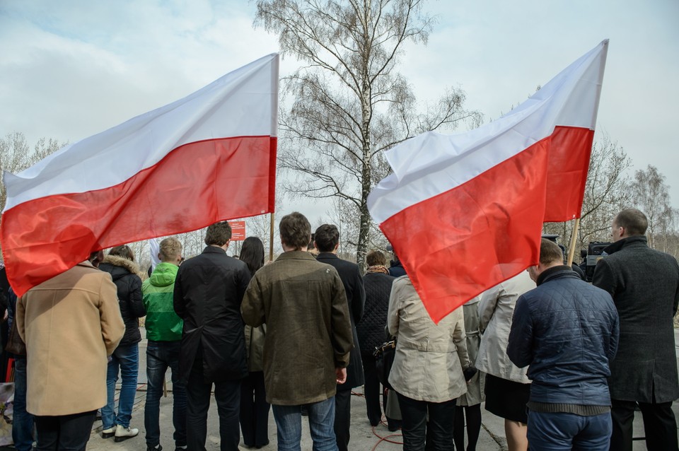 Uroczystości w miejscu katastrofy samolotu prezydenckiego Tu-154M w Smoleńsku