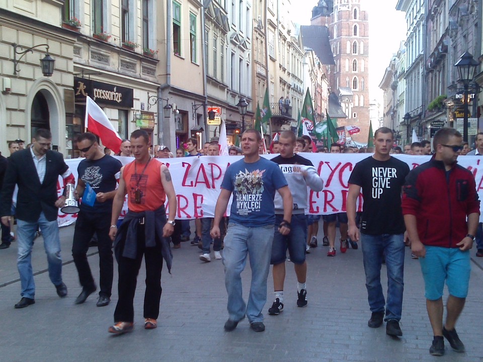 Tłumy w Krakowie domagały się dymisji rządu Tuska