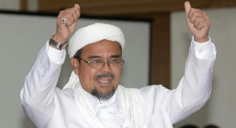 Indonesian Islamist leader Rizieq Shihab has been named a suspect for allegedly exchanging pornographic messages with a woman