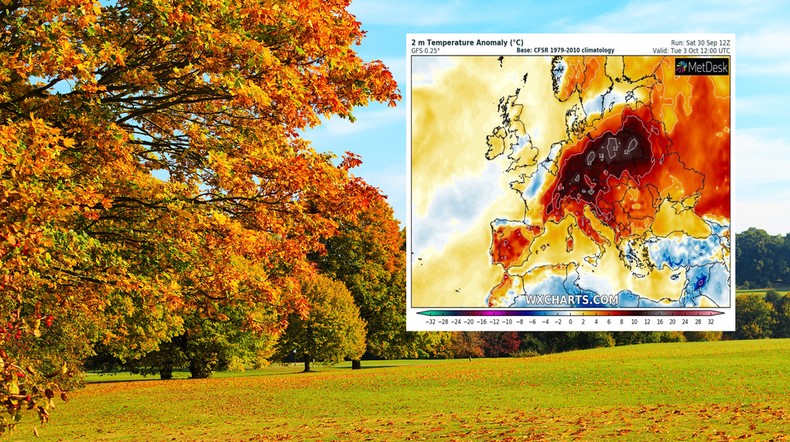 Temperatury na początku października dosłownie oszaleją