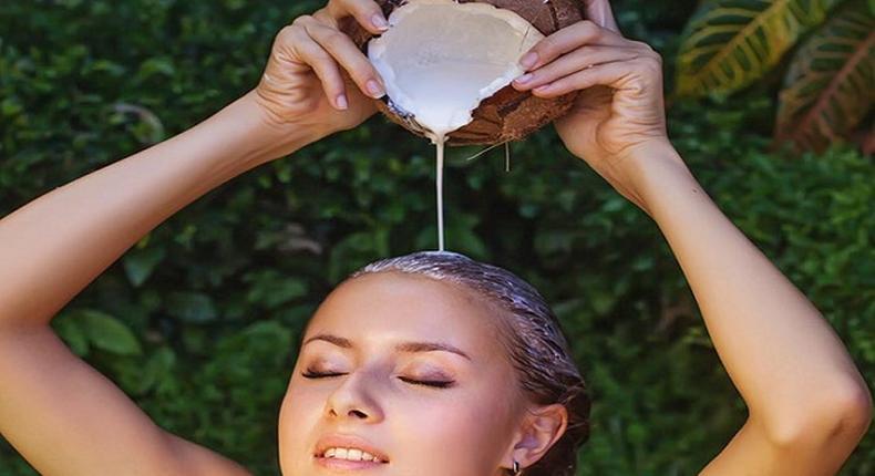 How to promote hair growth with coconut milk
