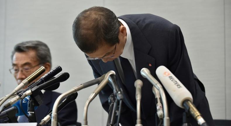 Takata CEO Shigehisa Takada apologised from the 'bottom of my heart' and said he would resign once the firm is taken over by US auto parts maker Key Safety Systems