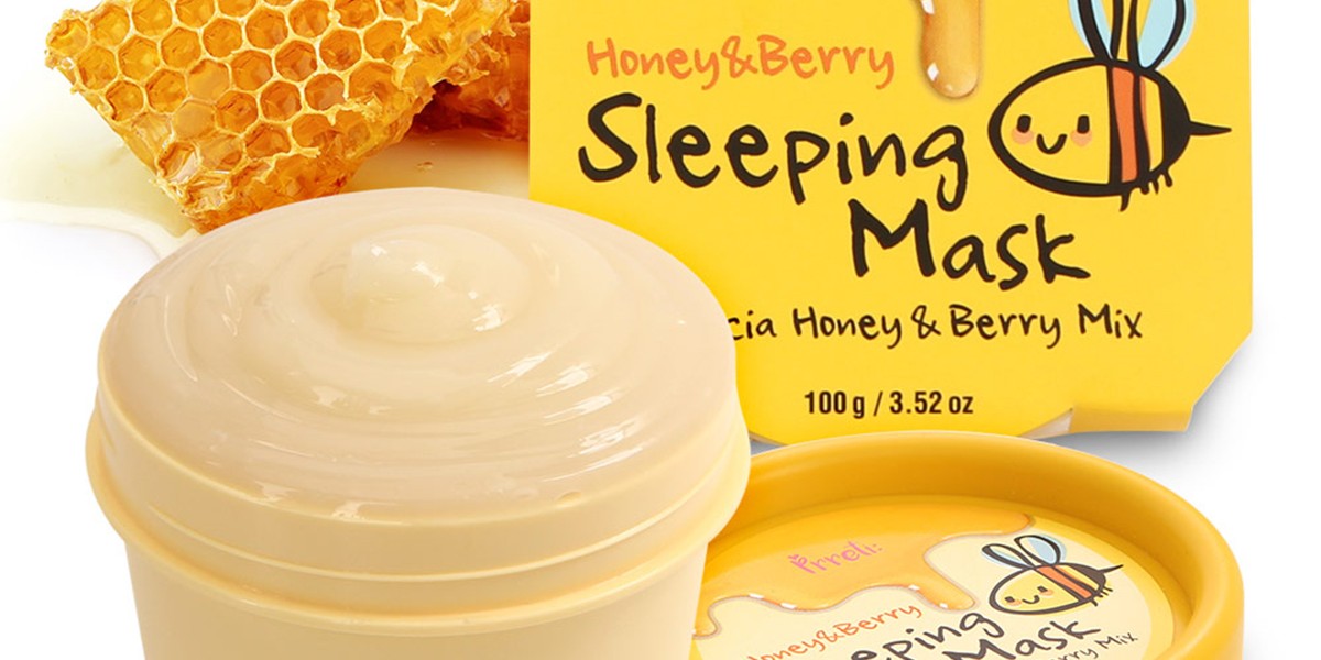 PRRETI Honey Berry Sleeping Mask maseczka na noc do twarzy Uroda