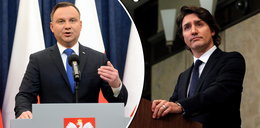 Prezydent Duda po rozmowie z premierem Kanady. Znamy stanowisko w sprawie Ukrainy