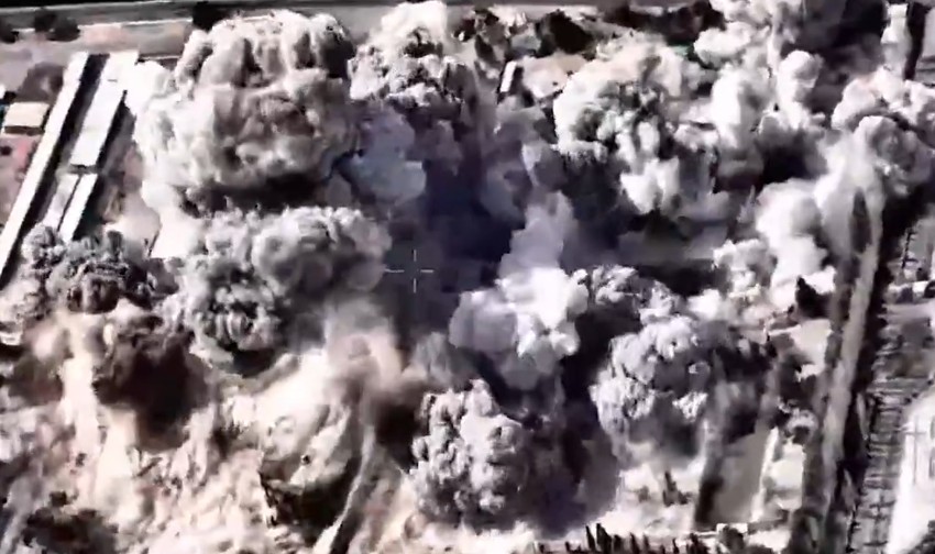 Snimak napada na Teheran