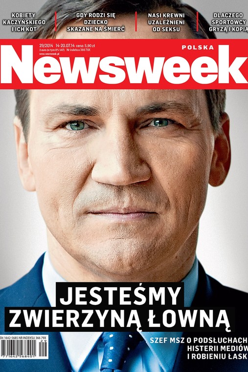 Okładka najnowszego numeru tygodnika "Newsweek"