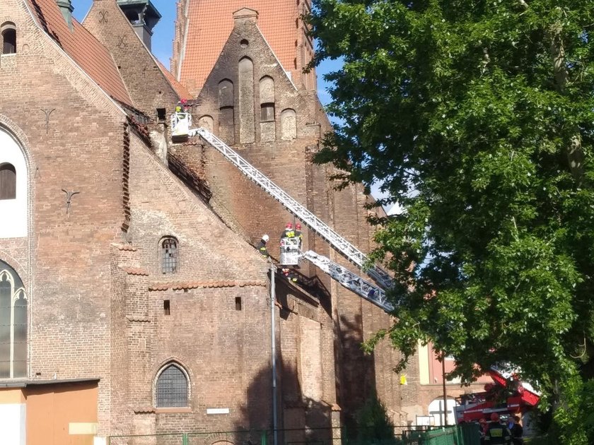 Pożar kościoła św. Piotra i Pawła w Gdańsku